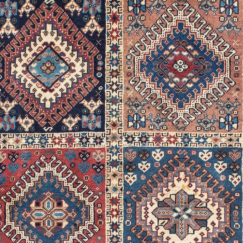 Tapete Persa - Nomadic - 140 x 100 cm - azul escuro