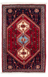 Abadeh Tapete 76x120cm - Tapete persa - Rectangular / Vermelho escuro / 76 x 120 cm Rectangular