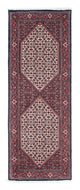 Corredor Tapete Persa - Bijar - 203 x 72 cm - vermelho