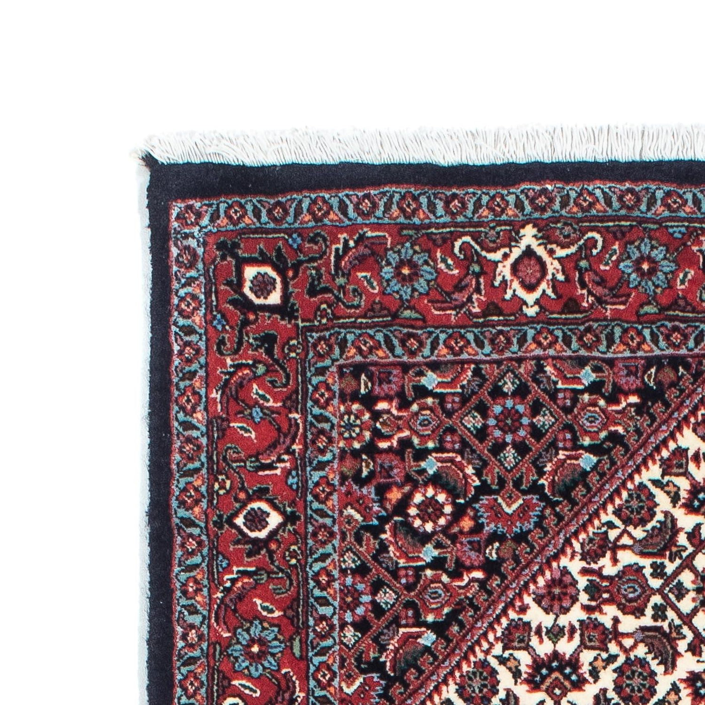 Corredor Tapete Persa - Bijar - 203 x 72 cm - vermelho