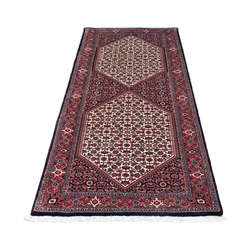 Corredor Tapete Persa - Bijar - 203 x 72 cm - vermelho