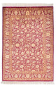 Tapete persa - Ghom - 146 x 100 cm - vermelho escuro