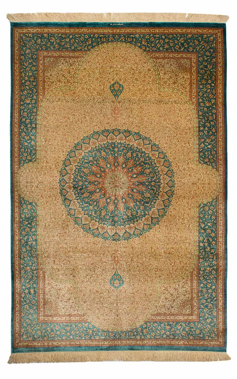 Qom seda Tapete 188x130cm - Tapete persa