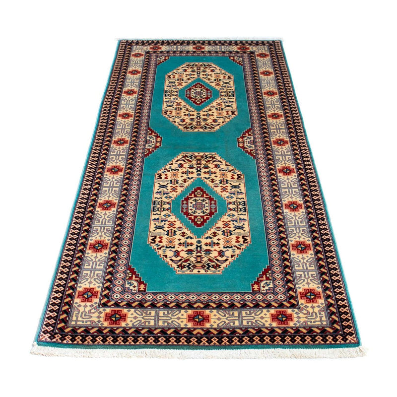 Corredor Tapete Persa - Tabriz - Royal - 190 x 75 cm - azul