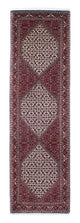Corredor Tapete Persa - Bijar - 295 x 84 cm - bege