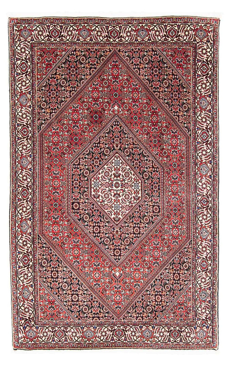 Tapete Persa - Bijar - 167 x 104 cm - vermelho