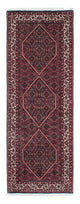 Corredor Tapete Persa - Bijar - 213 x 74 cm - azul escuro