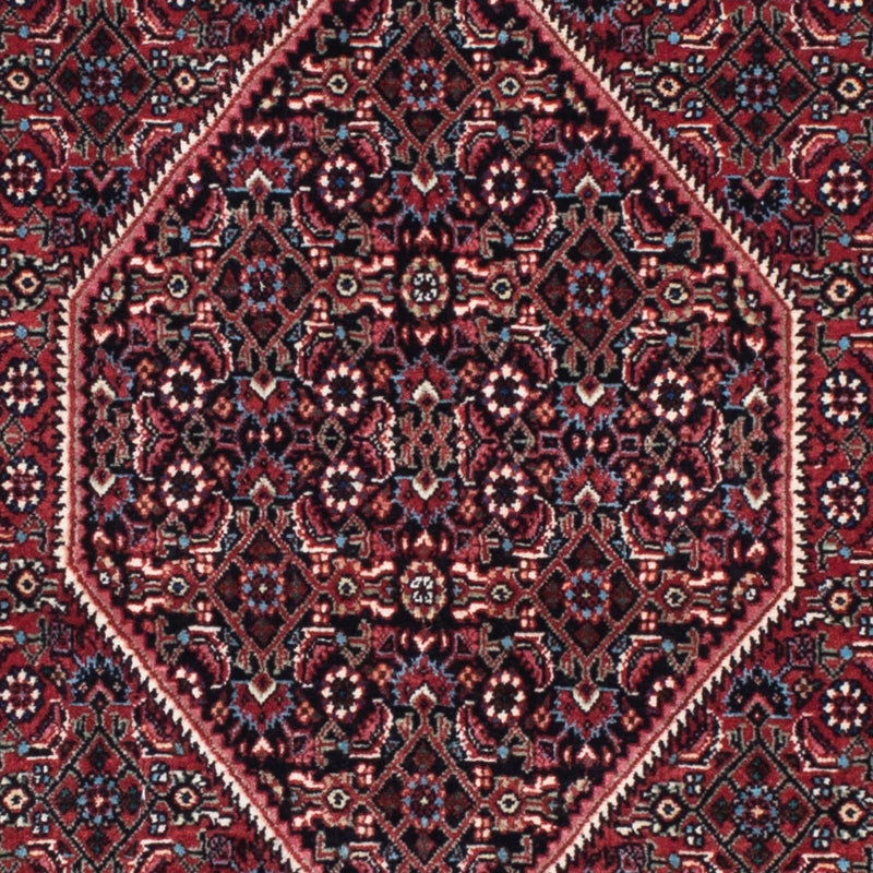 Corredor Tapete Persa - Bijar - 213 x 74 cm - azul escuro