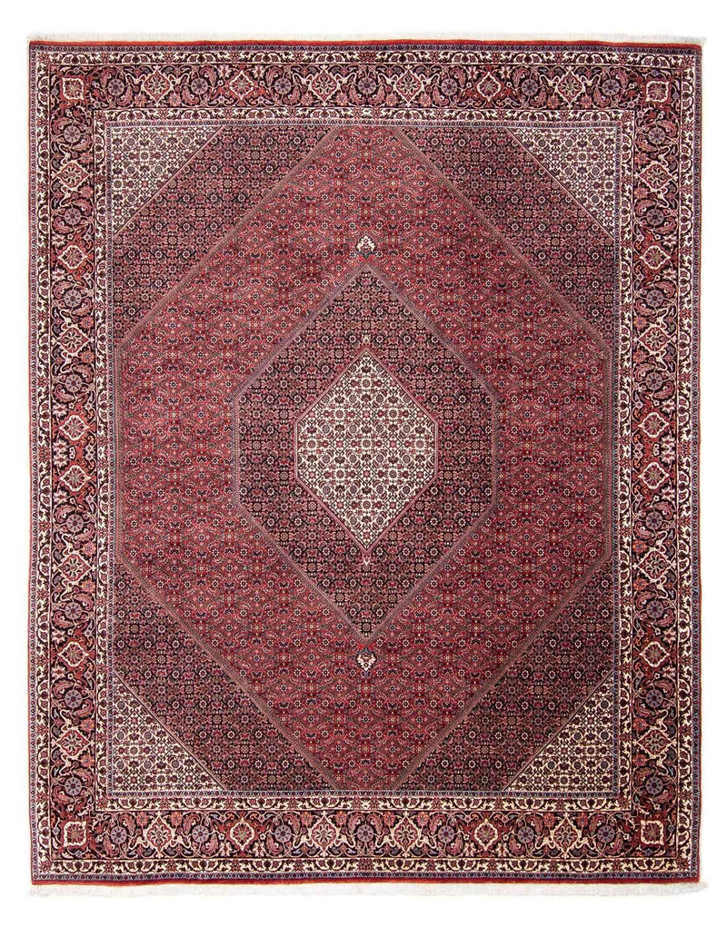 Tapete Persa - Bijar - 302 x 253 cm - vermelho