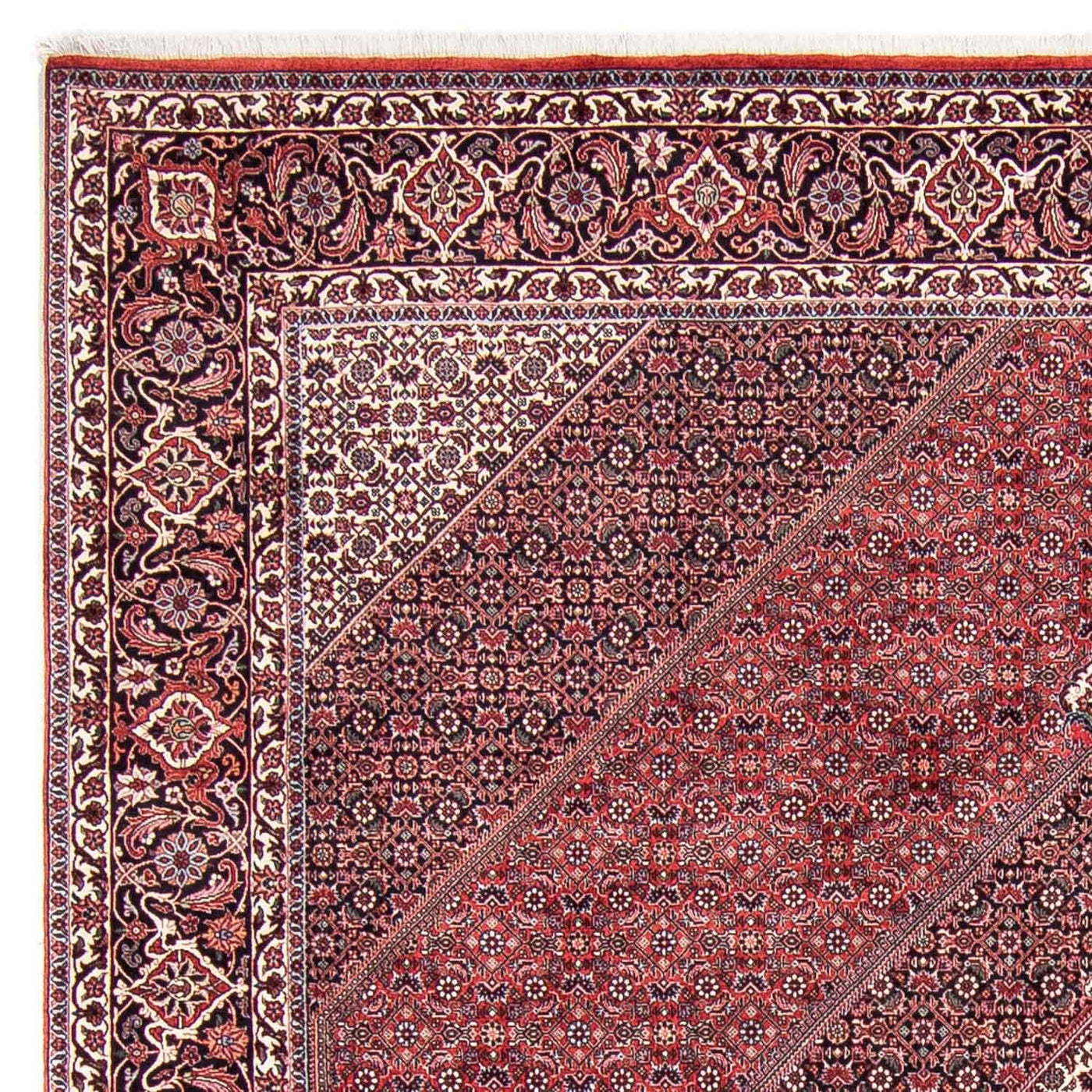 Tapete Persa - Bijar - 302 x 253 cm - vermelho