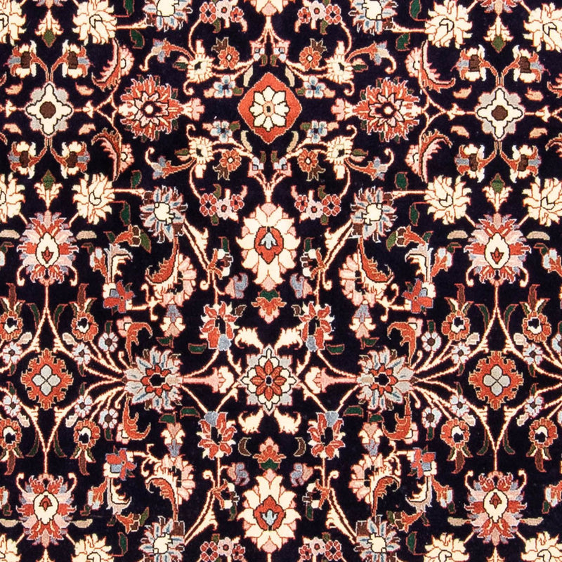 Tapete Persa - Bijar - 245 x 151 cm - azul escuro