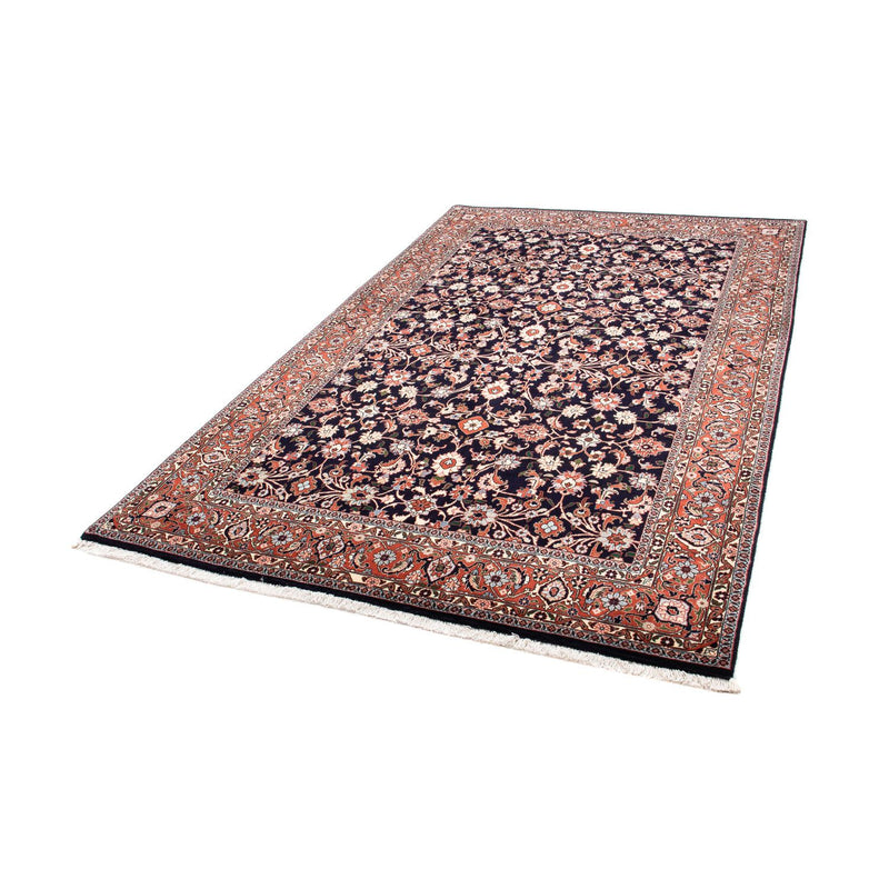Tapete Persa - Bijar - 245 x 151 cm - azul escuro