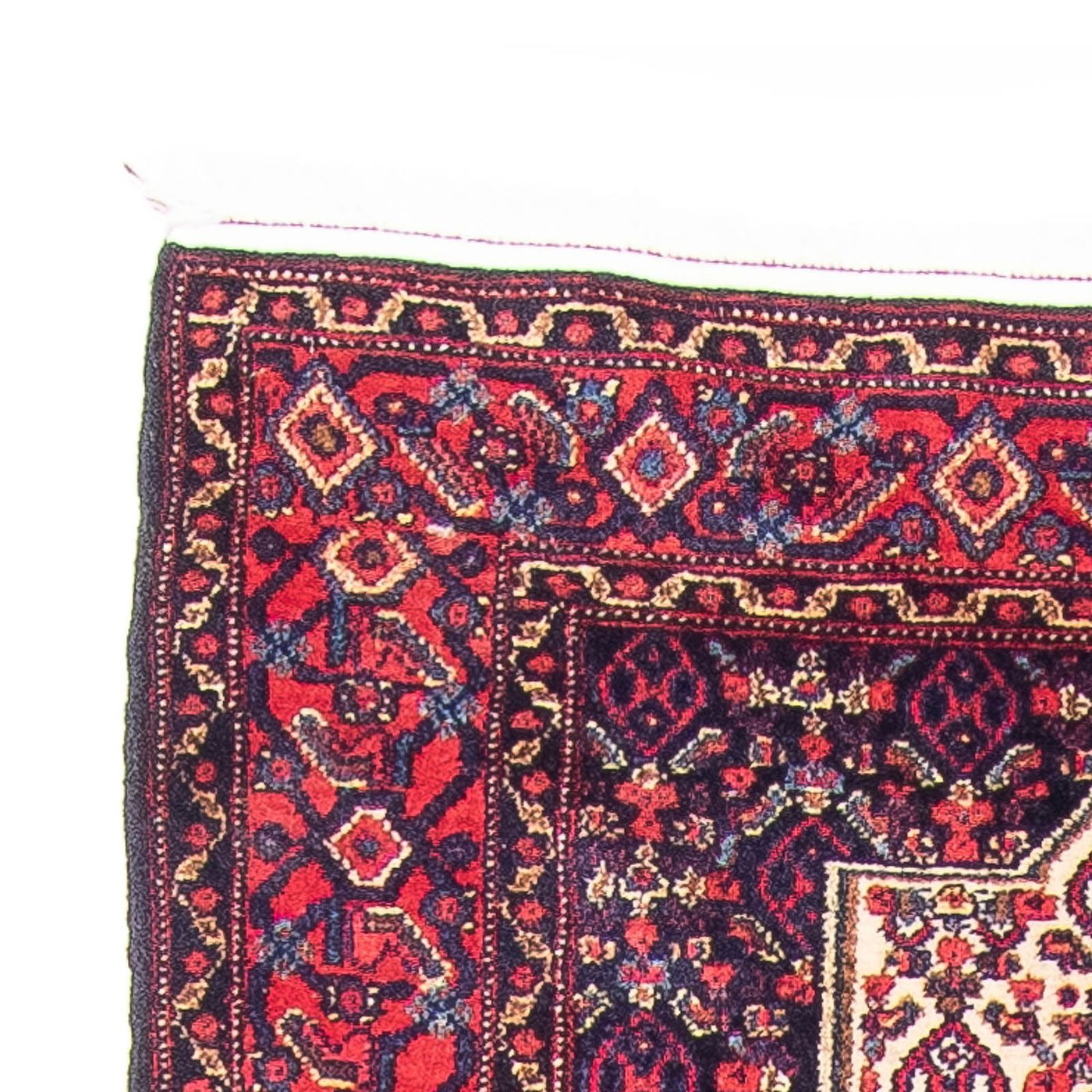 Corredor Tapete Persa - Clássico - 352 x 114 cm - vermelho