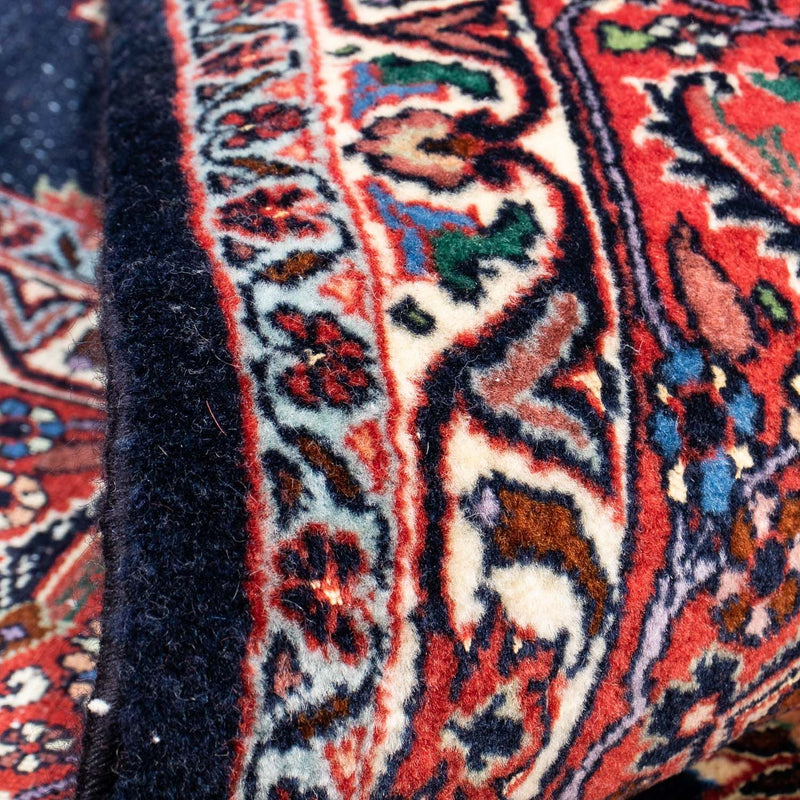 Tapete Persa - Bijar - 350 x 255 cm - azul escuro
