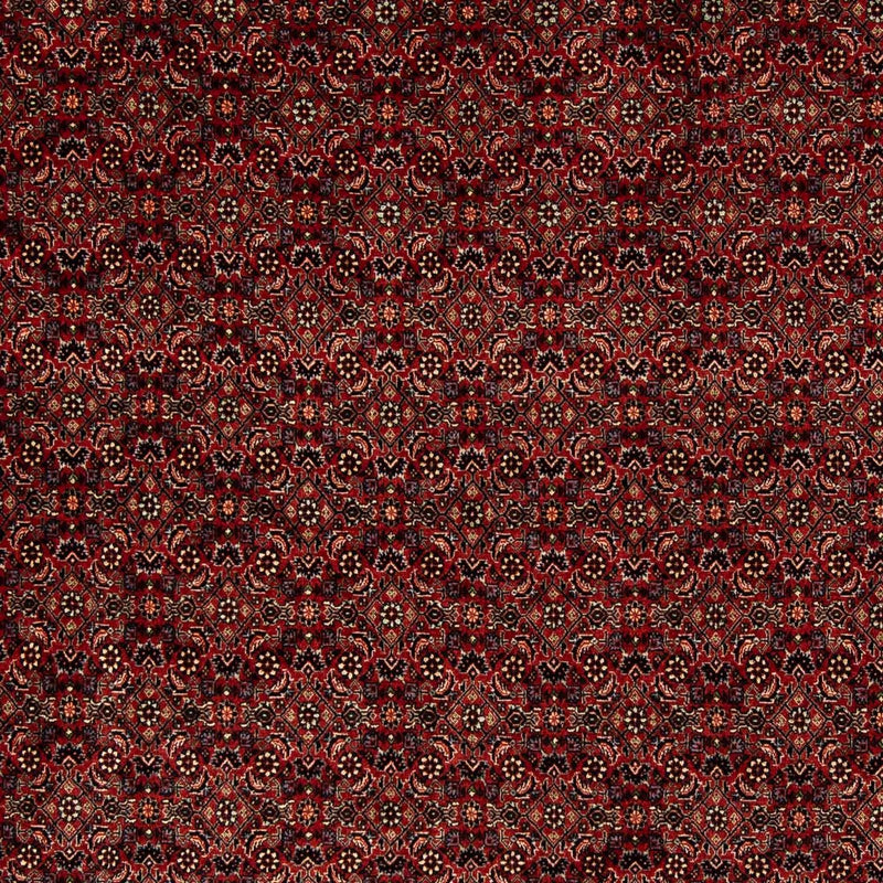 Tapete Persa - Bijar - 246 x 200 cm - vermelho escuro