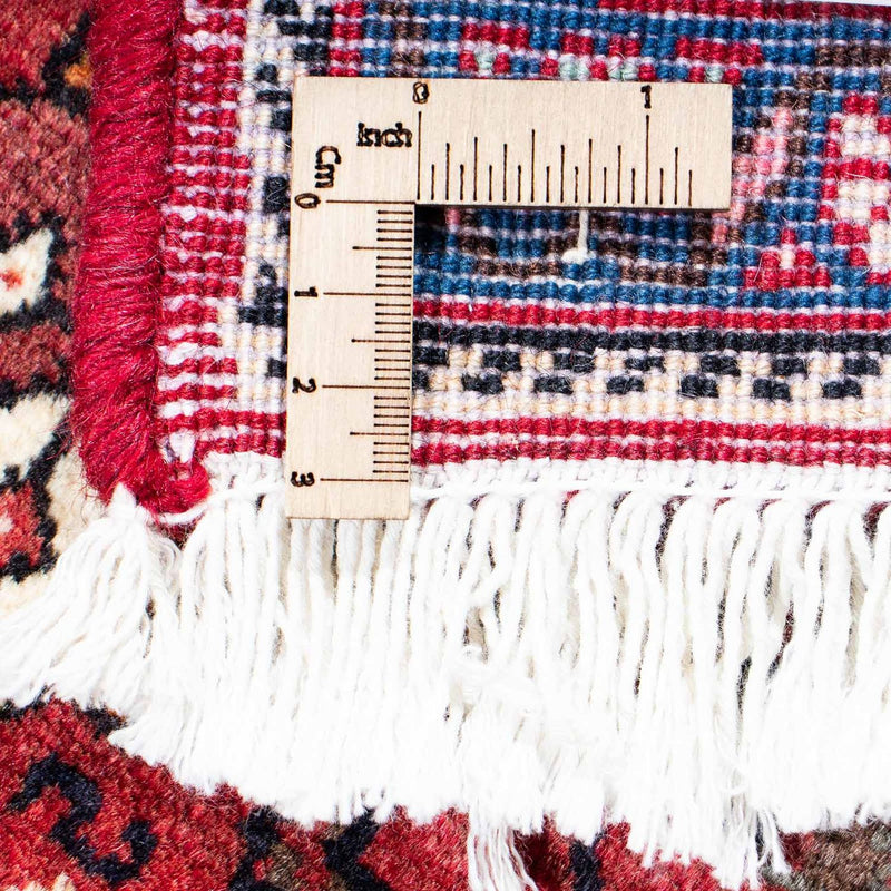 Tapete Gabbeh - Kashkuli Persa - 247 x 157 cm - vermelho escuro