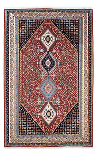 Tapete Gabbeh - Kashkuli Persa - 225 x 139 cm - vermelho escuro – product image