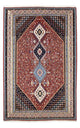 Tapete Gabbeh - Kashkuli Persa - 225 x 139 cm - vermelho escuro