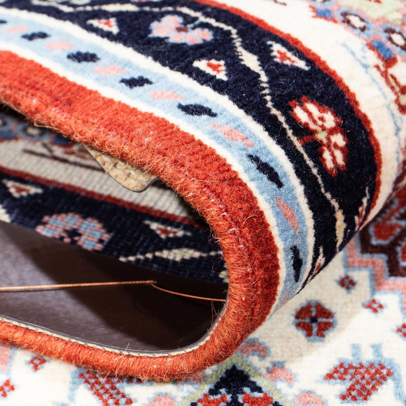 Tapete Gabbeh - Kashkuli Persa - 225 x 139 cm - vermelho escuro