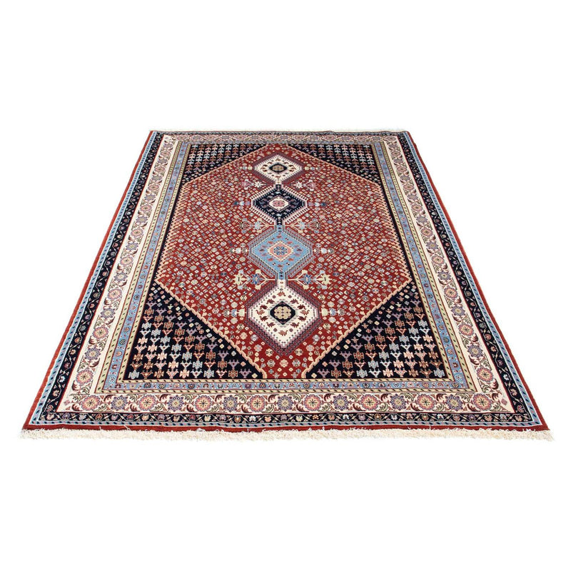 Tapete Gabbeh - Kashkuli Persa - 225 x 139 cm - vermelho escuro