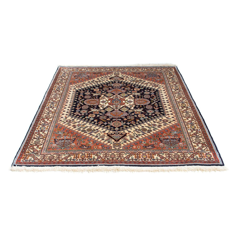 Tapete Gabbeh - Kashkuli Persa - 180 x 145 cm - azul escuro