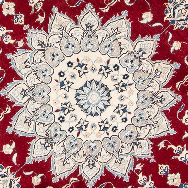 Tapete Persa - Nain ronda  - 245 x 245 cm - vermelho escuro