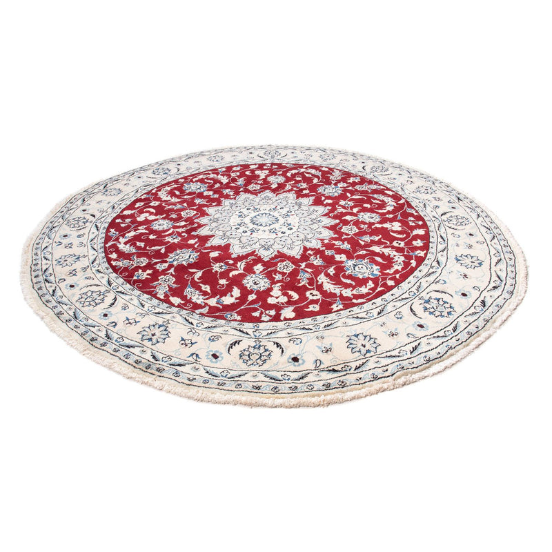 Tapete Persa - Nain ronda  - 245 x 245 cm - vermelho escuro