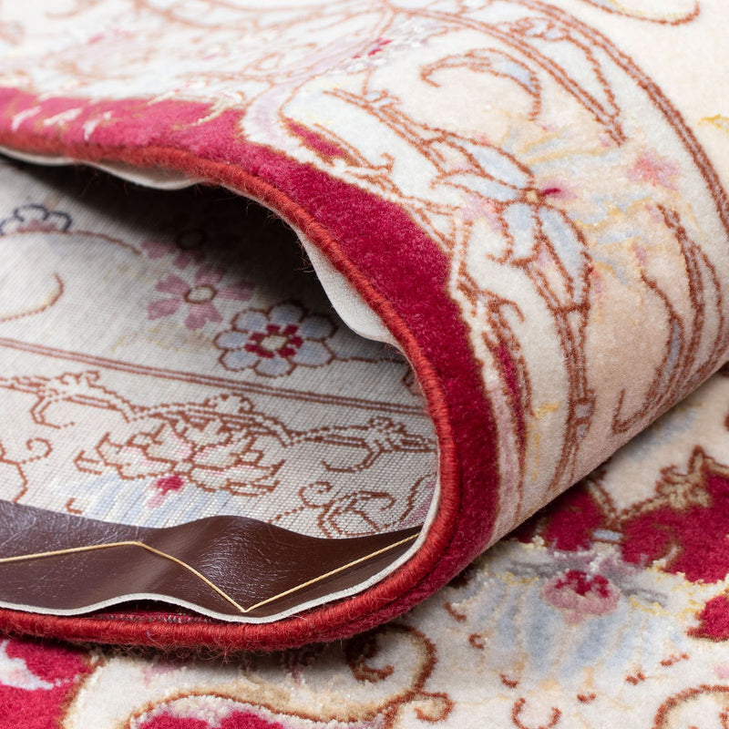 Tapete Persa - Tabriz - Royal - 305 x 253 cm - vermelho escuro