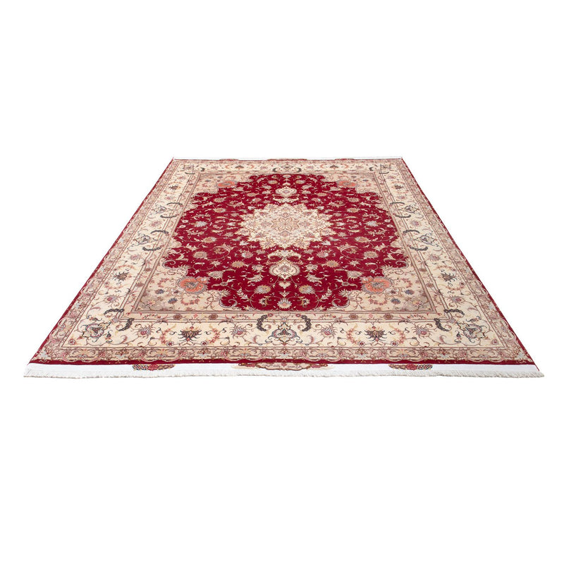 Tapete Persa - Tabriz - Royal - 305 x 253 cm - vermelho escuro