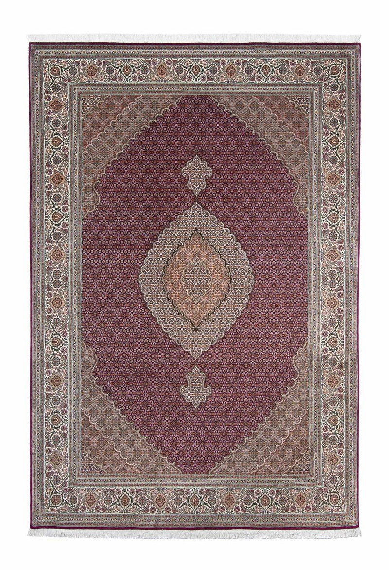 Tapete Persa - Tabriz - 302 x 203 cm - vermelho