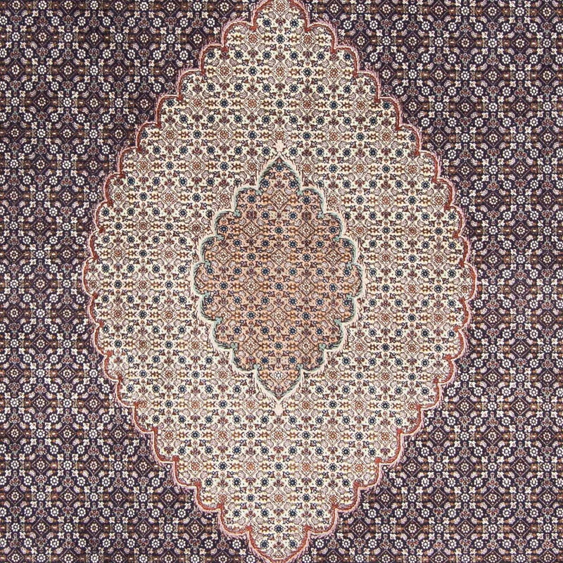 Tapete Persa - Tabriz - 303 x 196 cm - azul escuro