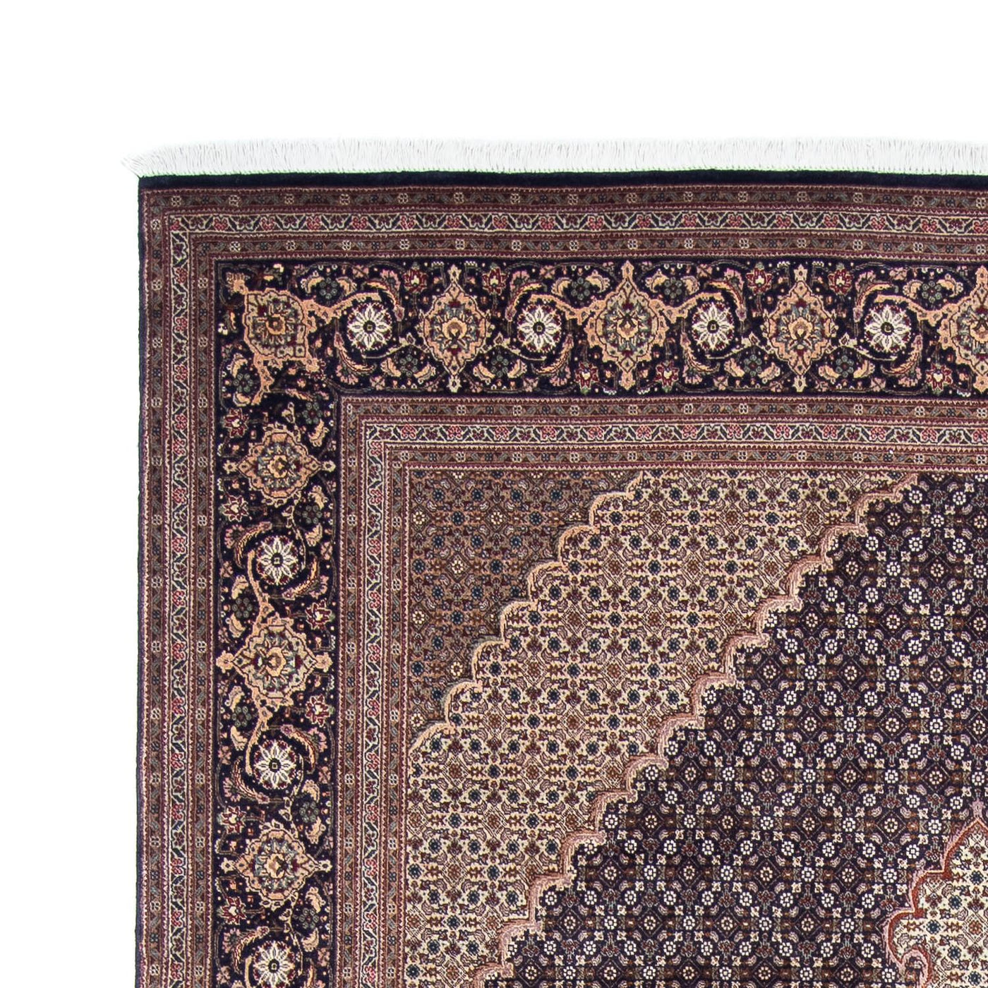 Tapete Persa - Tabriz - 303 x 196 cm - azul escuro