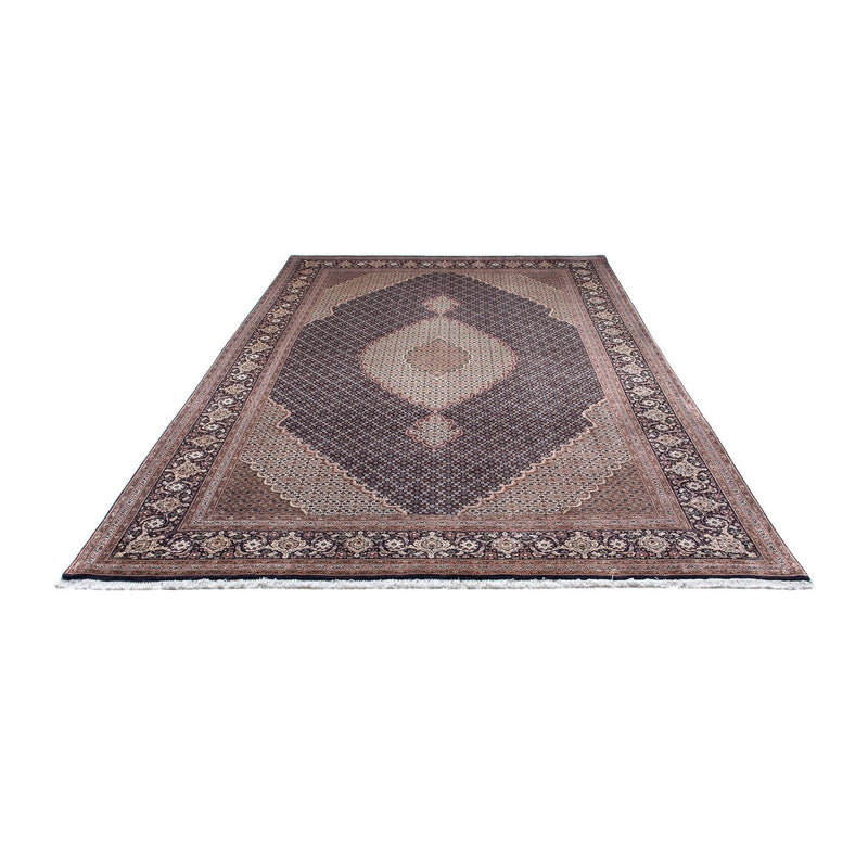 Tapete Persa - Tabriz - 303 x 196 cm - azul escuro