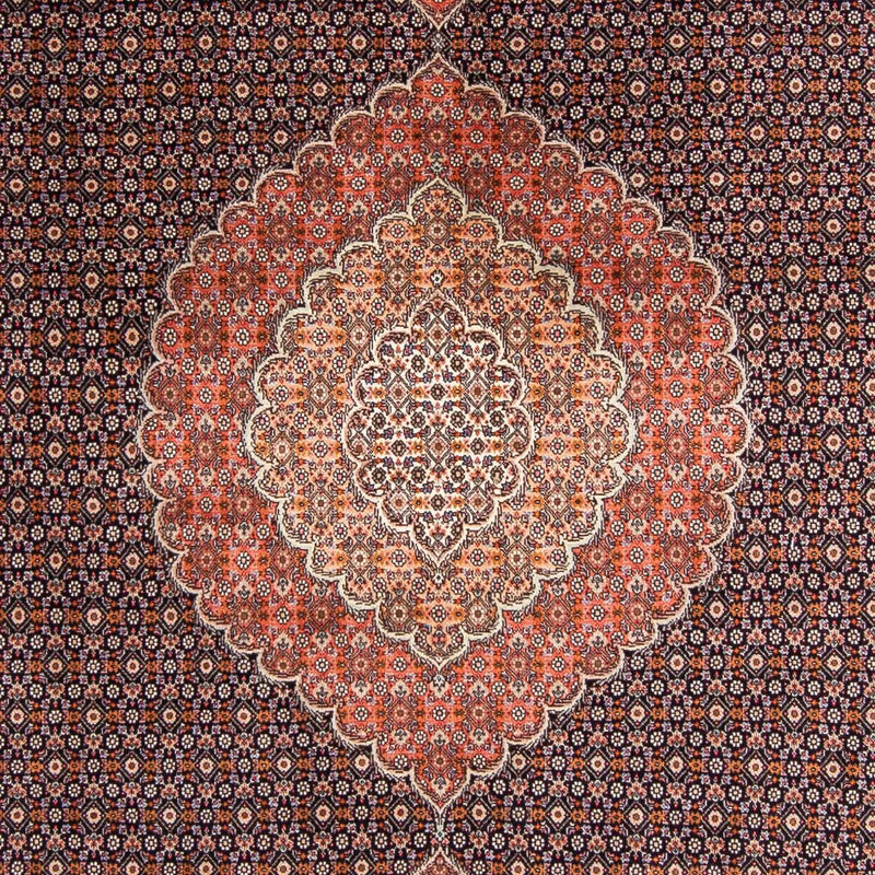 Tapete Persa - Tabriz - 295 x 203 cm - azul escuro