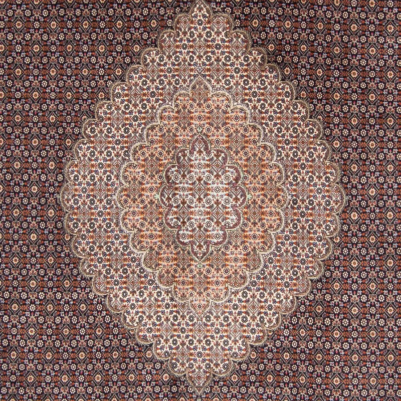 Tapete Persa - Tabriz - 307 x 206 cm - azul escuro