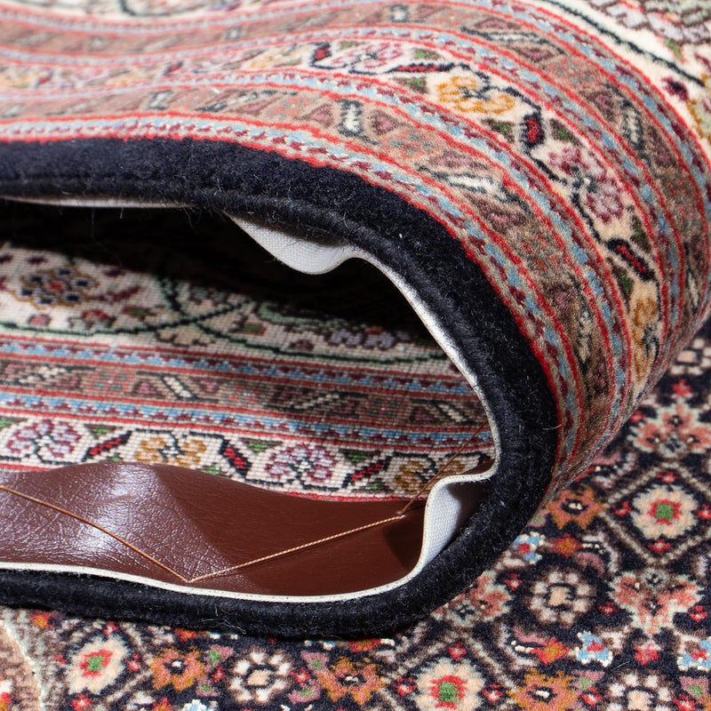 Tapete Persa - Tabriz - 307 x 206 cm - azul escuro