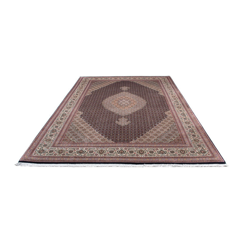 Tapete Persa - Tabriz - 307 x 206 cm - azul escuro