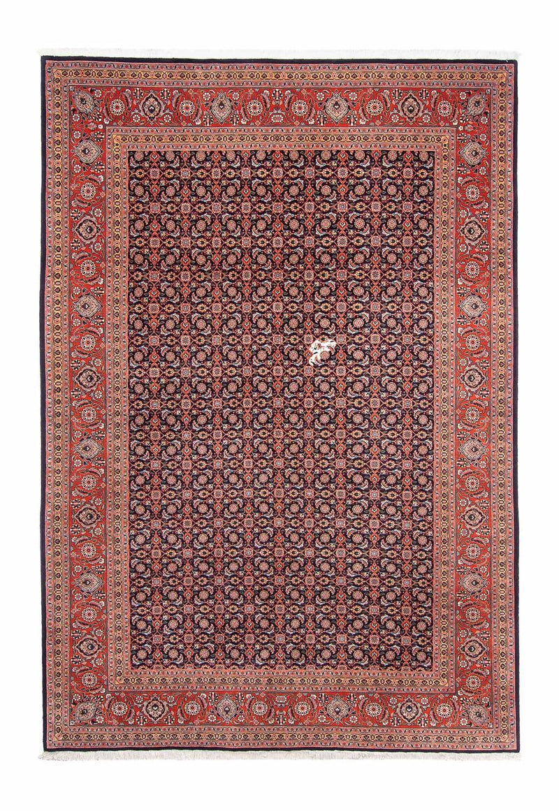 Tapete Persa - Tabriz - 295 x 202 cm - azul escuro