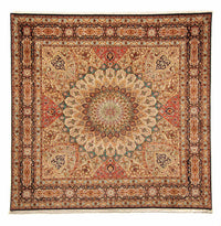 Tapete Persa - Tabriz - Royal praça  - 253 x 252 cm - multicolorido – product image