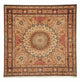 Tapete Persa - Tabriz - Royal praça  - 253 x 252 cm - multicolorido