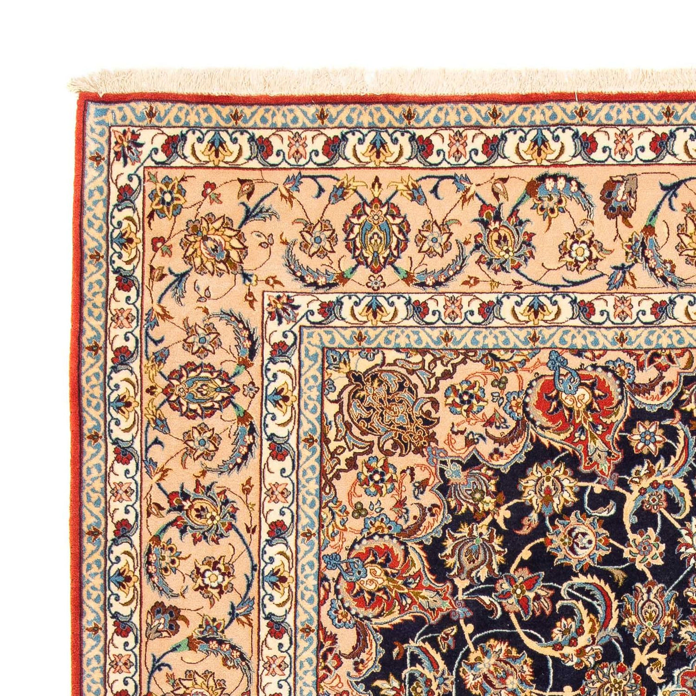 Tapete Persa - Isfahan - Premium - 300 x 200 cm - azul escuro