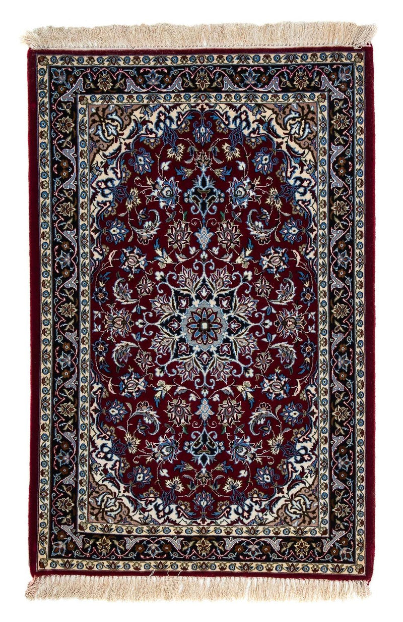Tapete Persa - Isfahan - Premium - 108 x 70 cm - vermelho escuro