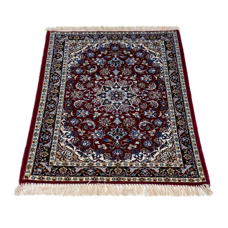 Tapete Persa - Isfahan - Premium - 108 x 70 cm - vermelho escuro