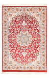 Isfahan Tapete 83x123cm - Tapete persa - Rectangular / Vermelho / 83 x 123 cm Rectangular