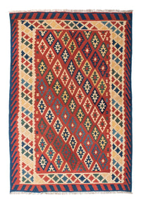 Tapete Kelim - Oriental - 206 x 156 cm - vermelho escuro – product image