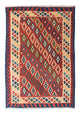 Tapete Kelim - Oriental - 206 x 156 cm - vermelho escuro
