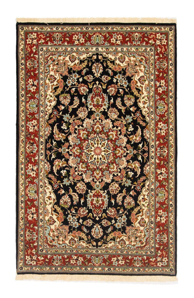 Qom Tapete 100x152cm - Tapete persa - preto