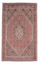 Tapete Persa - Bijar - 145 x 88 cm - vermelho claro