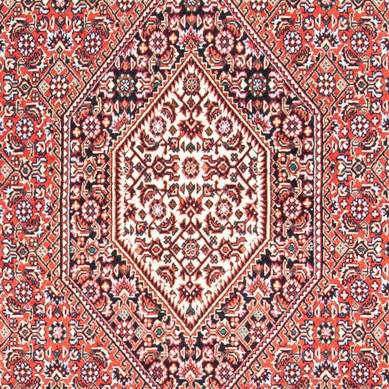 Tapete Persa - Bijar - 145 x 88 cm - vermelho claro