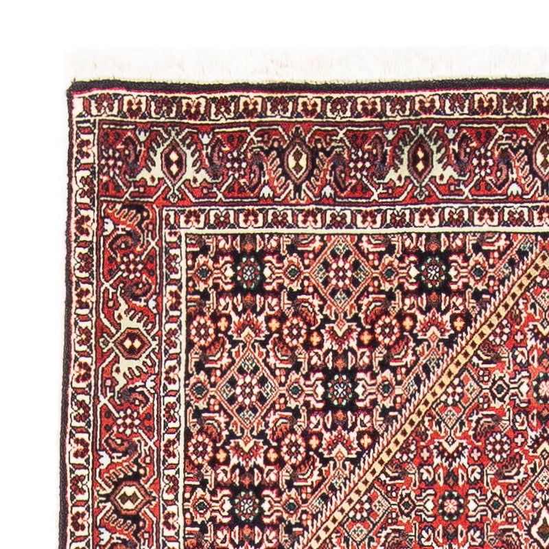 Tapete Persa - Bijar - 145 x 88 cm - vermelho claro